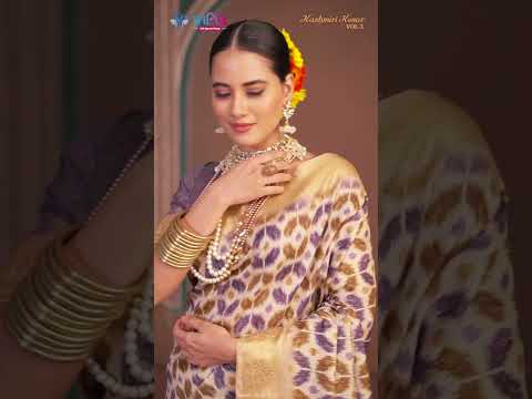 Vipul Kashimiri Kesar Vol 3 Bhagalpuri Silk Wholesale Saree Catalog – product video thumbnail