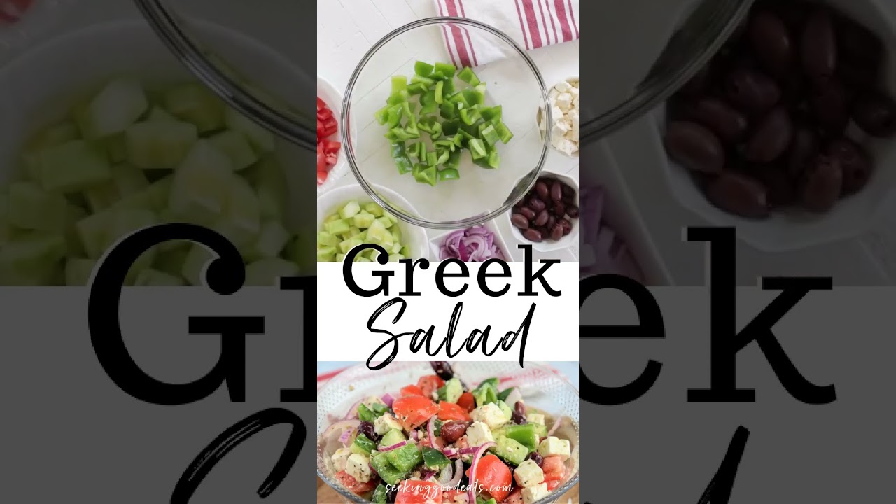 Best Greek Salad: Healthy Salad Recipe (Low Carb Keto)