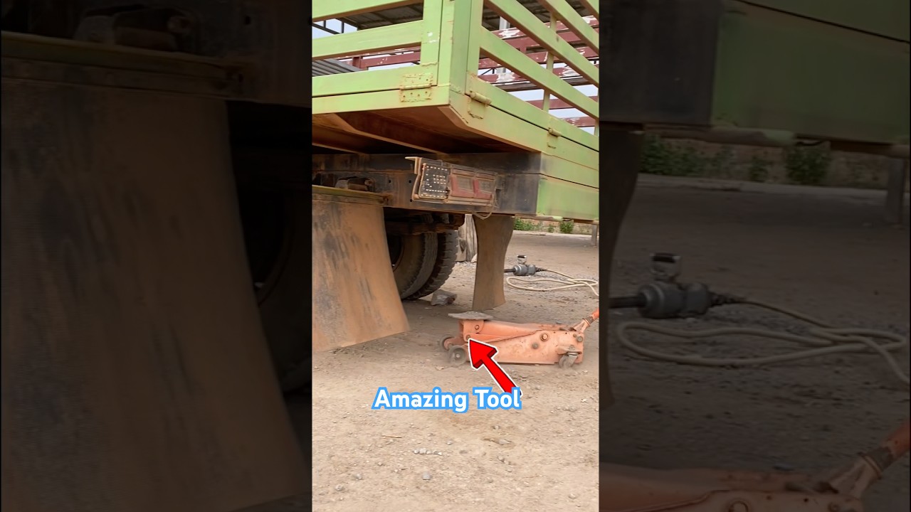 Working principle of hydraulic jack. #tools #viral #video #shorts