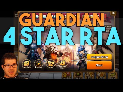 GUARDIAN FINISH! 4 star RTA Runes + G1 Matches in SUMMONERS WAR!