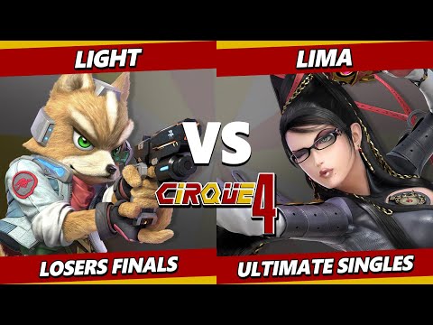 Cirque 4 LOSERS FINALS - Lima (Bayonetta) Vs. Light (Fox) Smash Ultimate - SSBU