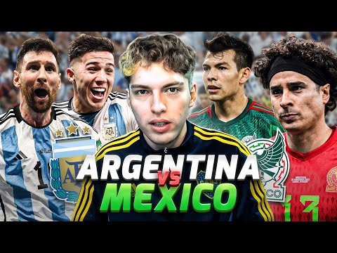 REACCION AL ARGENTINA 2 MEXICO 0 - MUNDIAL QATAR 2022 (FASE DE GRUPOS)
