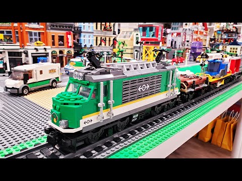 LEGO Cargo Train Review! It's AWESOME!