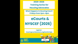 Ecourts and NYSCEF (2026)