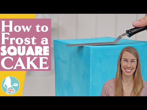 How to Frost a Square Cake