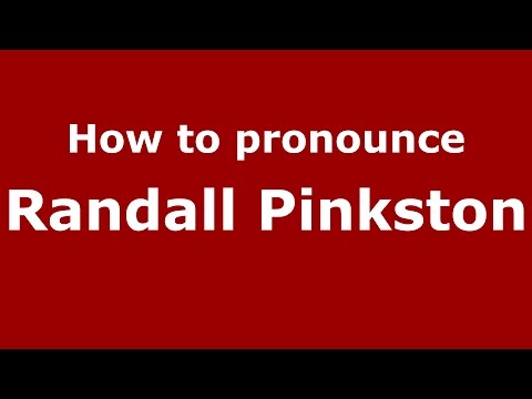 How to pronounce Randall Pinkston (American English/US)  - PronounceNames.com