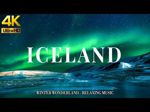 Iceland Winter 4K - Scenic Relaxation Film with Relaxing Music and Winter Nature Video Ultra HD