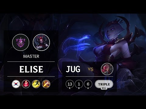 Elise Jungle vs Vi - KR Master Patch 9.24