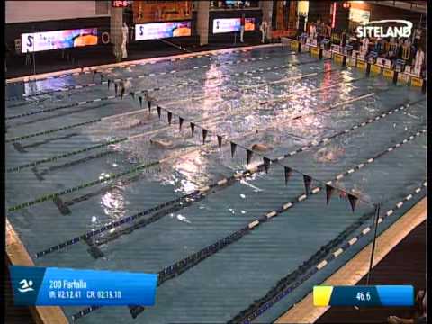 Serie 1 dei 200 Farfalla Ragazzi F - 7° Trofeo SOGEIS Montichiari