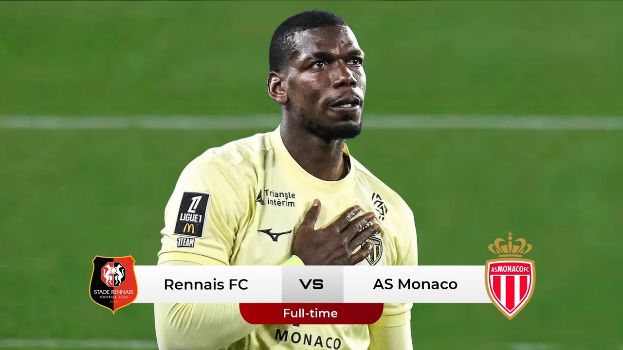 Rennes vs Monaco Highlights & Goals