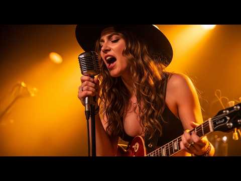 Janis Joplin, ZZ Top, SRV, Amy Winehouse Classic Blues Rock Powerful Guitar with Powerful Lady Vocal