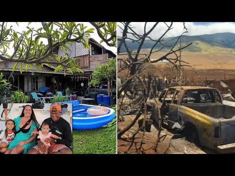 Lahaina mom describes family's harrowing escape from burning home in Maui fire - EXCLUSIVE