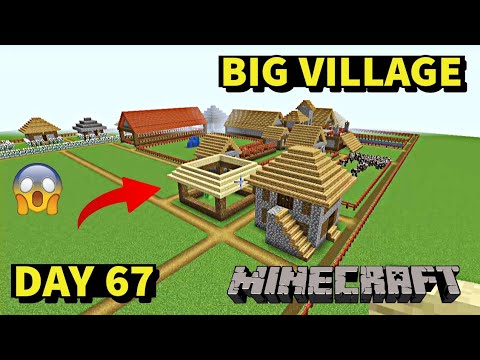 Insane Minecraft Village build in just 67 days!