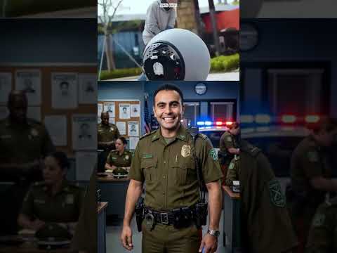 ¡Este robot policía de China te persigue por agua y tierra a 35 km/h🚔🚨 ¡Mira cómo dispara sus redes!