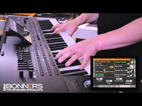 Korg PA4x Demo By Bonners Music Part 1 - Overview & Pianos