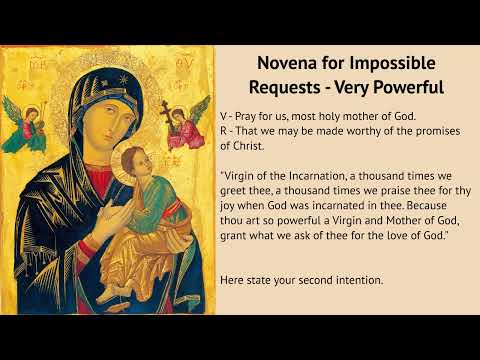 Novena for Impossible Requests - Very Powerful (Pray Everyday)