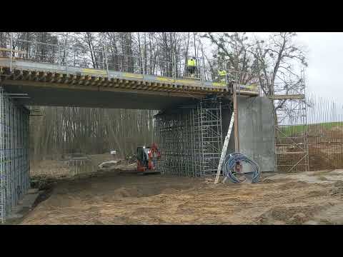 Projektowany wiadukt WD 1 km 4+483,25