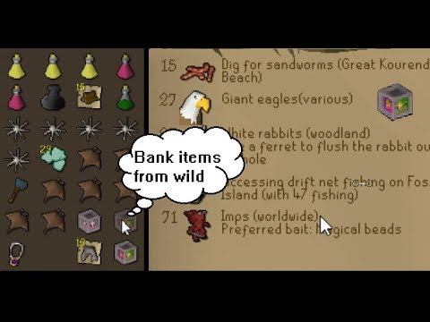 Best place to hunt Imps (Osrs) Bank items from rev caves!