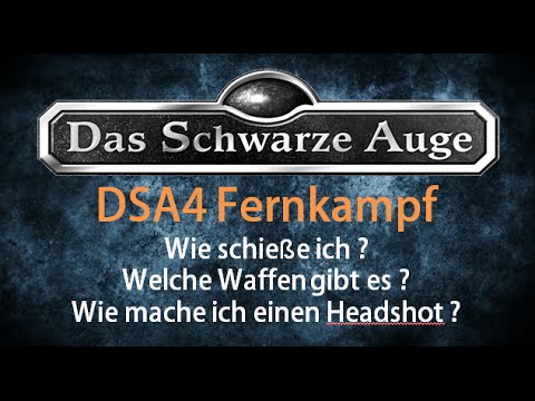 DSA The Dark Eye 4.1 Ranged Combat Rules Tutorial Shooting Explanation Help Tips [How to] Guide