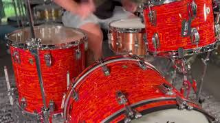 Video thumbnail for Ludwig Classic Maple Drum Kit, Mod Orange | Graham Russell Drums by Graham Russell Drums