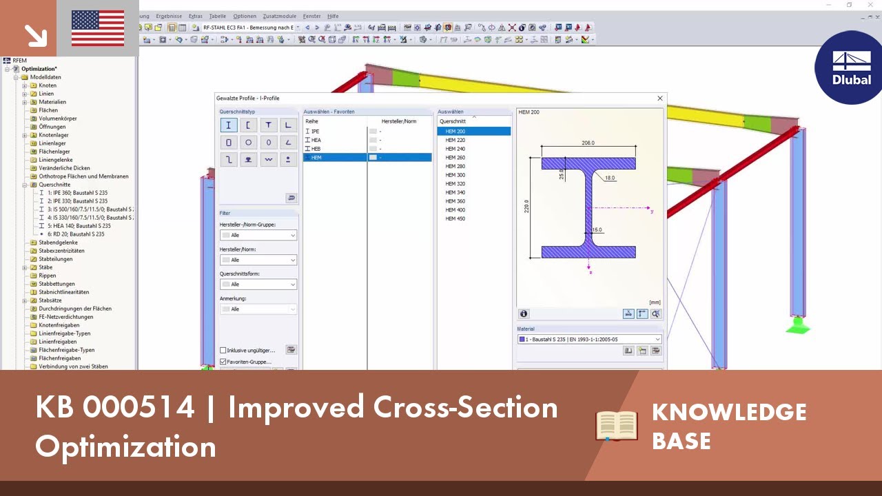 KB 000514 | Improved Cross-Section Optimization