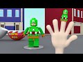Lego Captain America Surprise Egg 3D Finger Family Nursery Rhyme For Children