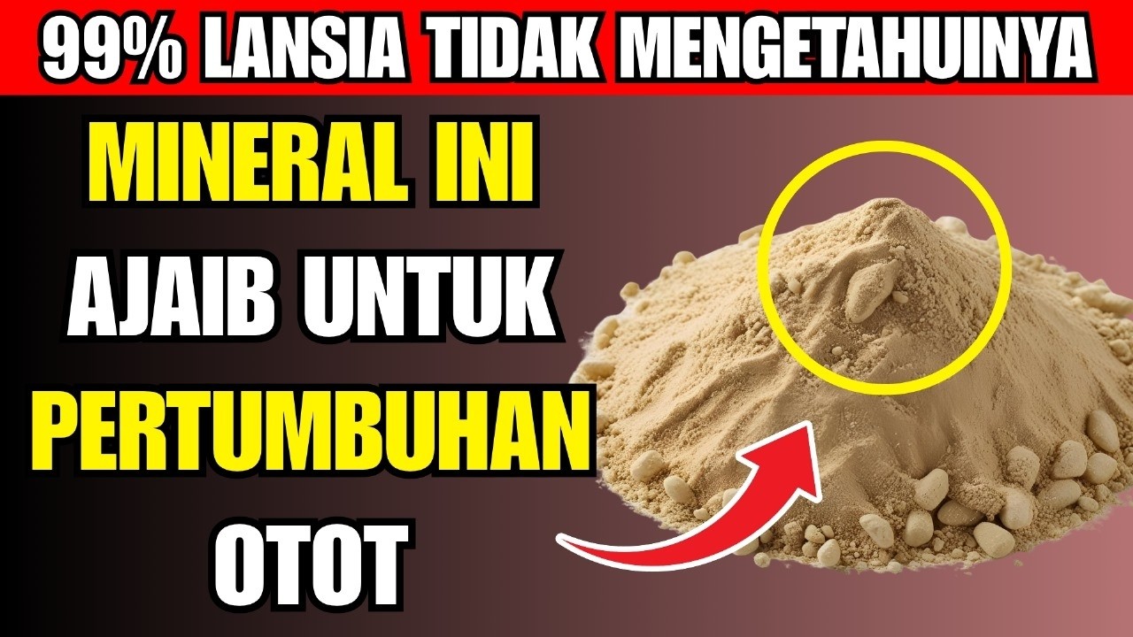Lupakan protein! INI mineral membangun otot dengan cepat setelah usia 60.