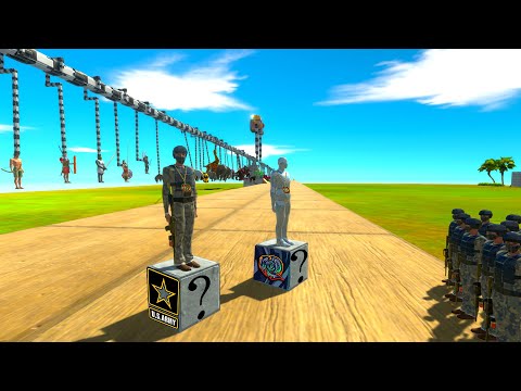 FPS AVATAR vs COMMANDO BO SHOOTING CHALLENGE COMPETITION with ALL UNITS - ARBS