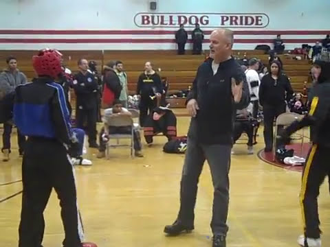 Christian Irby vs Kyle Petrosky - Grand Champion Round - Michigan Karate Tournament 2011