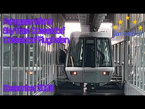 Mitfahrt | SkyTrain Düsseldorf Flughafen 🇩🇪 | Fahrgastmitfahrt