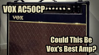 Video thumbnail for Vox AC50CP Demo | Best Vox Ever? by James Plays Guitar