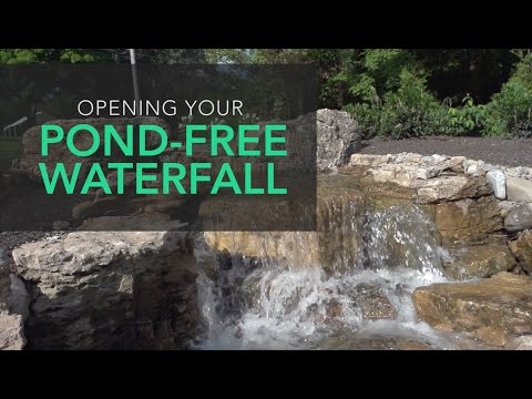 Opening Your Pond-free Waterfall