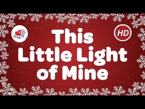 This Little Light of Mine I'm Gonna Let it Shine with Lyrics | Gospel Song
