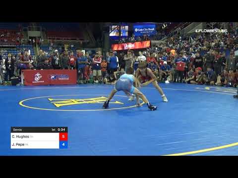 94 Lbs Semis Cael Hughes Oklahoma Vs Jaden Pepe Pennsylvania