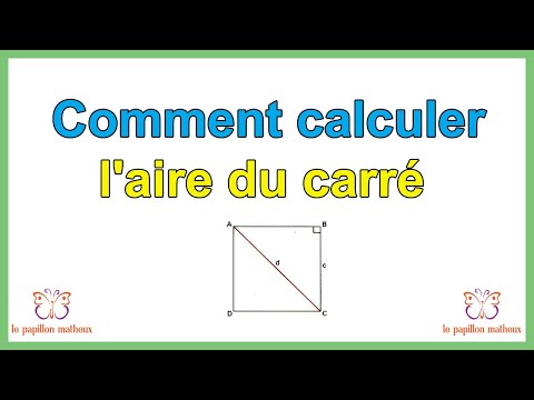 Comment calculer l'aire d'un carré