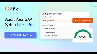 How to Use GAfix.ai to Audit & Fix Your GA4 Tracking (Step-by-Step Guide)