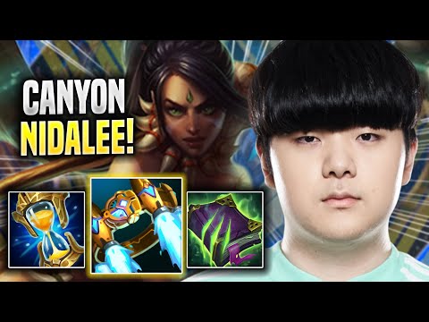 CANYON IS A GOD WITH NIDALEE! - DK Canyon Plays Nidalee JUNGLE vs Kayn! | Season 2022