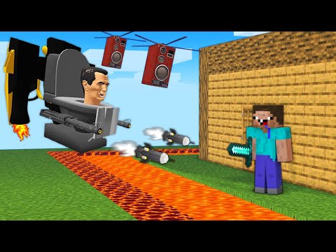 Skibidi Toilet VS The Most Secure House Battle - Gameplay - Animation