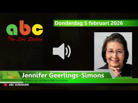 President Jennifer Simons in ABC Actueel