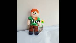 Real Minecraft ￼￼plushy‘s vs fake #minecraft #minecraftshorts #minecraftmemes #viral #shorts