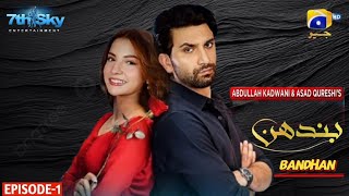 Download lagu Bandhan 01 | Bandhan Drama Trailer | Ahad Raza Mir & Dananeer mubeen | Har Pal Geo mp3