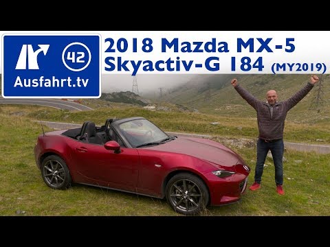 2018 Mazda MX-5 Roadster SKYACTIV-G 184 Sports-Line MY2019 - Kaufberatung, Test, Review Ausfahrt.tv