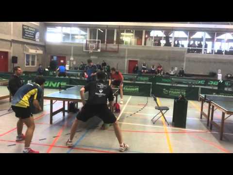 Kenny Verheye / Koen Vandecaveye laatste punt dubbel C Oosterzele 2015