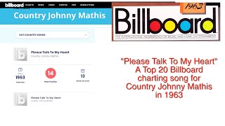 &quot;Please Talk To My Heart&quot; | Country Johnny Mathis | Country Music 1963