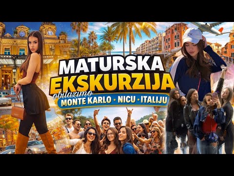 UŠLI SMO U KAZINO U MONTE KARLU?! 😳💸 Maturska ekskurzija vlog