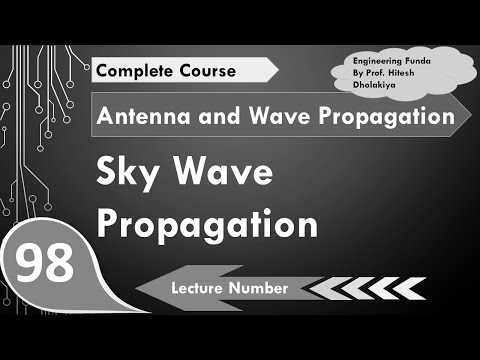 Sky Wave Propagation in Antennas and Wave Propagation by Engineering Funda
