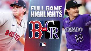 Colorado Rockies vs Boston Red Sox