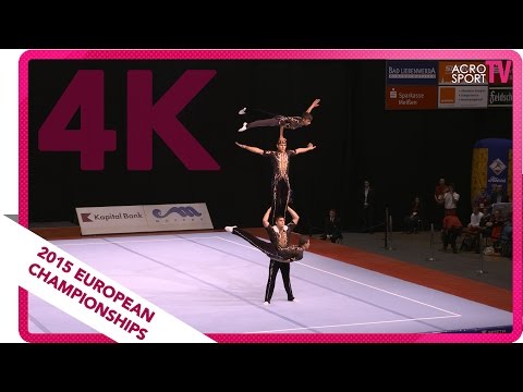 Kalfa, Uralevitch, Dana, Sach - Israel - Senior balance final - European Championship 2015