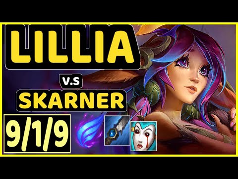 MAXLORE (LILLIA) vs SKARNER - 9/1/9 KDA JUNGLE CHALLENGER GAMEPLAY - EUW