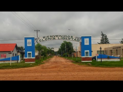 COLONIA LIBERTAD Corrientes PEGADA a la TRAZA del Ferrocarril G Urquiza con más de 100 años